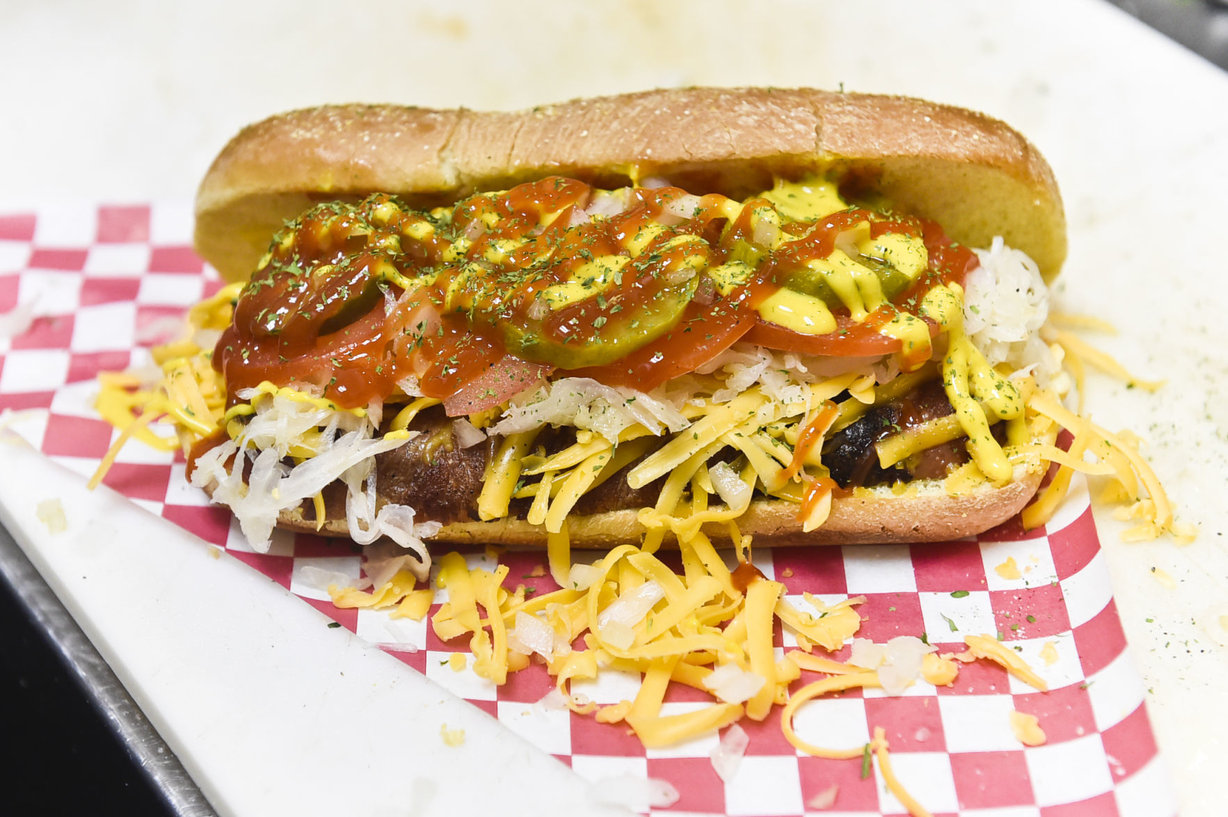Lopez offered bacon-wrapped hot dogs